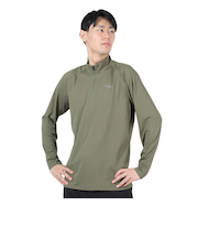 POLEWARDS（POLEWARDS）長袖Tシャツ ロンT DRY COMFORT ハーフジップTシャツ PW2RJB03 OLV オリーブ 吸汗速乾 スト…