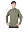 POLEWARDS（POLEWARDS）長袖Tシャツ ロンT DRY COMFORT ハーフジップTシャツ PW2RJB03 OLV オリーブ 吸汗速乾 スト…