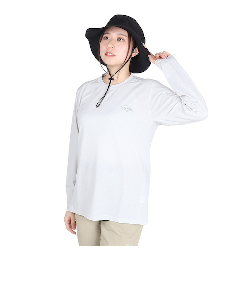 POLEWARDS（POLEWARDS）長袖Tシャツ ロンT DRY COMFORT ロングスリーブTシャツ PW2RHB09 IGRY グレー 吸汗速乾