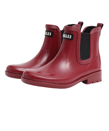 カーヴィル2 ラバーブーツ ZZFNA61-00H マゼンタ レインブーツ 防水 耐水 ゴム製 晴雨兼用