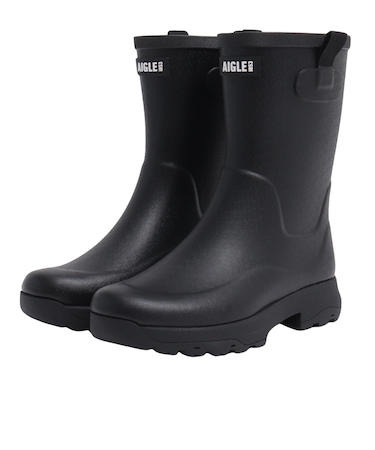 アリア ラバーブーツ ZZFS061-006 ブラック レインブーツ 防水 耐久性 安定感 ゴム製