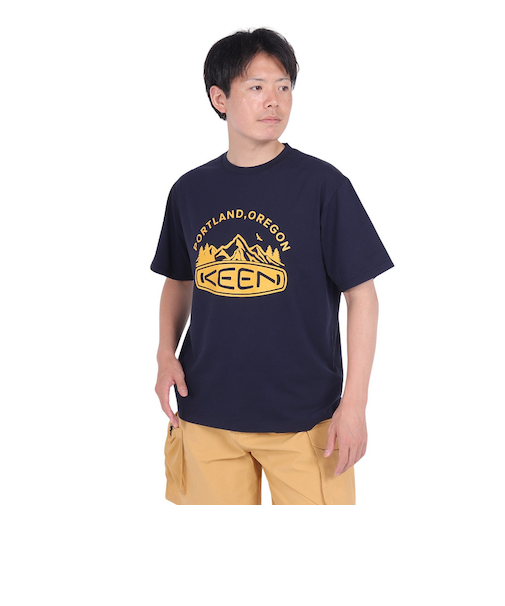キーン（KEEN）半袖Tシャツ ハーベスト テック アーチロゴ 1029316