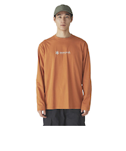 スノーピーク（snow peak）ロンT ソフトコットン ロゴ 長袖Tシャツ SW-24SU201 OR