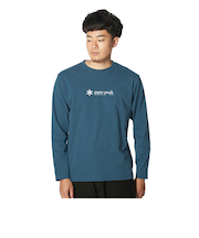 スノーピーク（snow peak）ロンT ソフトコットン ロゴ 長袖Tシャツ SW-24SU201 SB