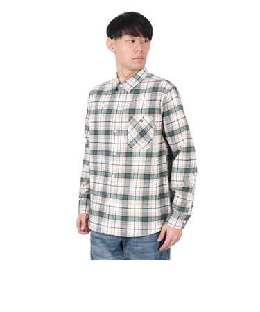 クリフメイヤー(KRIFF MAYER)カジュアルシャツ チェックシャツ ビエラチェック 長袖シャツ 2413500 9 NATURAL