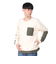クリフメイヤー（KRIFF MAYER）モチノビ デザイン クルーネック 長袖Tシャツ 2417815:9:NATURAL