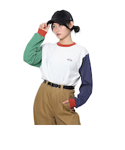 クリフメイヤー（KRIFF MAYER）ロゴプリントロンT 長袖Tシャツ 2417828L 90 MULTI-COL
