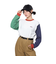 クリフメイヤー（KRIFF MAYER）ロゴプリントロンT 長袖Tシャツ 2417828L 90 MULTI-COL