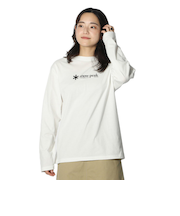 スノーピーク（snow peak）Soft Cotton ロゴ 長袖 Tシャツ SW-24SU201 WH