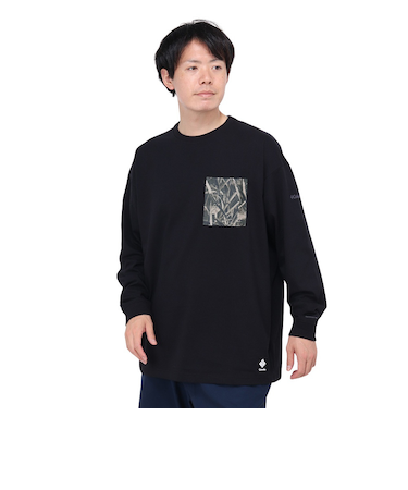 コロンビア（Columbia）ロンT Harbor to Valley ポケット付き長袖Tシャツ PM0455 010 速乾
