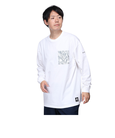 コロンビア（Columbia）ロンT Harbor to Valley ポケット付き長袖Tシャツ PM0455 100