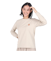チャムス（CHUMS）屋台でオツカレ! ブラッシュドロングスリーブTシャツ CH11-2452-G057