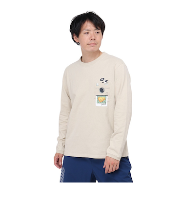 チャムス（CHUMS）インスタントカメラポケット ブラッシュド ロングスリーブTシャツ CH01-2451-G057