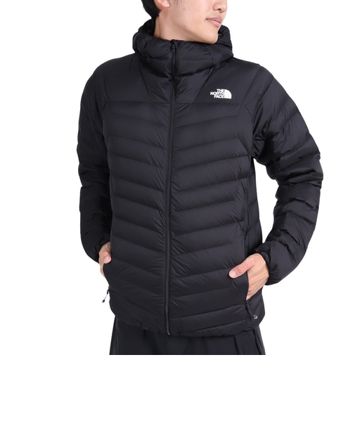ザ・ノース・フェイス（THE NORTH FACE）ダウンジャケット アウター 中綿 アウター サンダーフーディ NY82311 K ブラック ポケッタブル