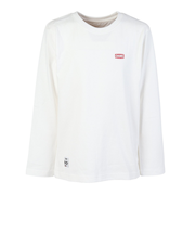 チャムス（CHUMS）キッズ ブービーロゴブラッシュド ロングスリーブTシャツ CH21-1294-W001
