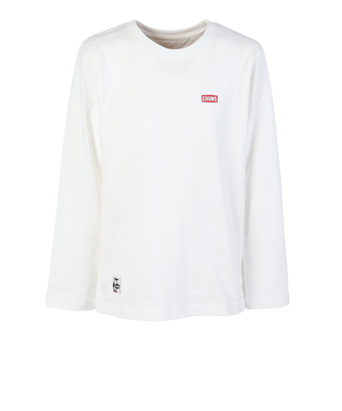 チャムス（CHUMS）キッズ ブービーロゴブラッシュド ロングスリーブTシャツ CH21-1294-W001
