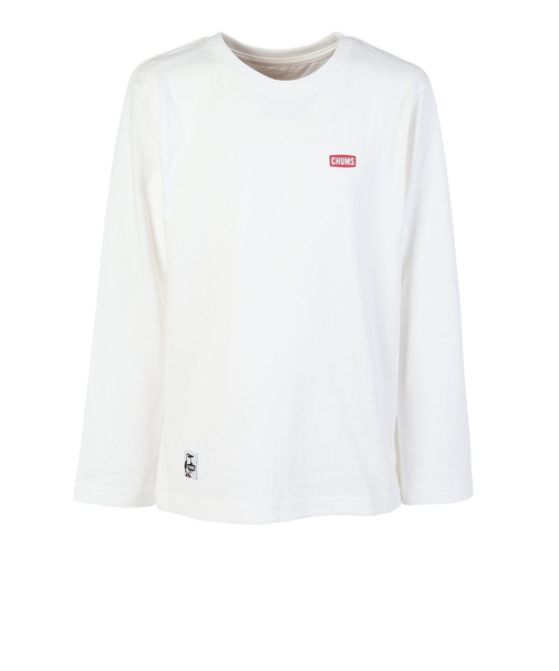 チャムス（CHUMS）キッズ ブービーロゴブラッシュド ロングスリーブTシャツ CH21-1294-W001