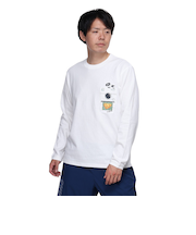チャムス（CHUMS）インスタントカメラポケット ブラッシュド 長袖Tシャツ CH01-2451-W001