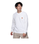 チャムス（CHUMS）長袖Tシャツ ロンT 屋台でオツカレ! ブラッシュド ロングスリーブ CH01-2452-W001 ホワイト
