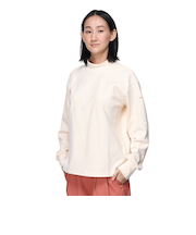 クリフメイヤー（KRIFF MAYER）長袖Tシャツ モックネック ロンT 2417868LX:9:NATURAL