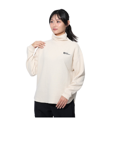 ジャックウルフスキン（JackWolfskin）ワッフルハイネック ロングスリーブTシャツ A62502-A0028