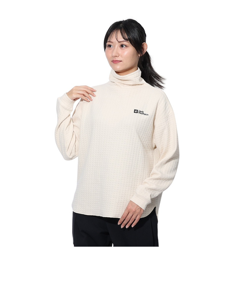 ジャックウルフスキン（JackWolfskin）ワッフルハイネック ロングスリーブTシャツ A62502-A0028