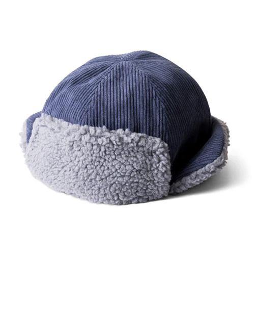 耳当て付き帽子 フライトキャップ ファーボールファット 19811123024000 ブルー