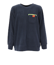 クリフメイヤー（KRIFF MAYER）ジュニア スウェット トレーナー 超のびポケット クルーシャツ 2417206K:79 NAVY ネイビー