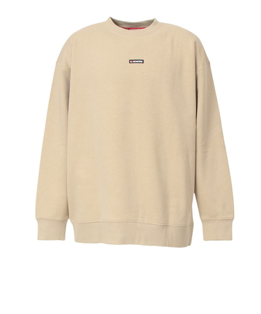 ボンファイアー（Bonfire）STENCIL CREW スウェットシャツ 50BNF4FCD2365 BEG