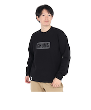 チャムス（CHUMS）スウェット トレーナー チャムス ロゴ クルートップ CH00-1416-K083 ブラック 裏起毛 綿100