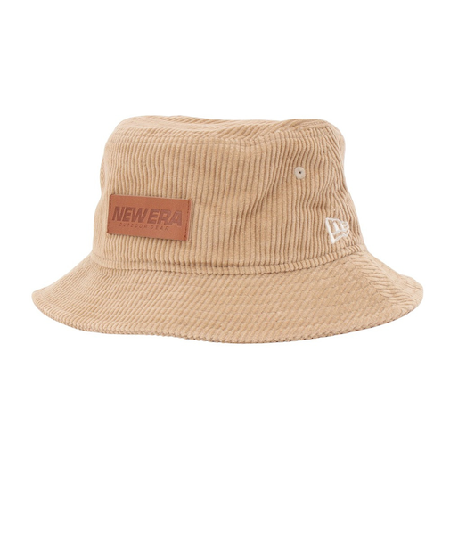 ニューエラ（NEW ERA）バケット01 Corduroy コーデュロイ レザーパッチ ハット 14307234