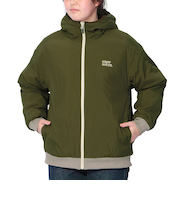 クリフメイヤー（KRIFF MAYER）アウター ブルゾン ひっくりジャケット リバーシブル 2414415L 69 KHAKI カーキ フリースジャケット