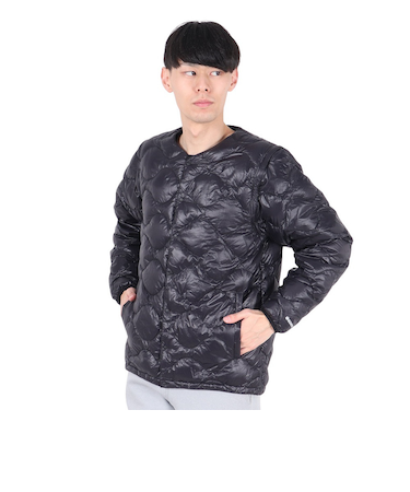 ボンファイア（Bonfire）インナーダウン カーディガン DETACHABLE SLEEVE 50BNF4NGA2368 BK ナンガコラボ NANGA