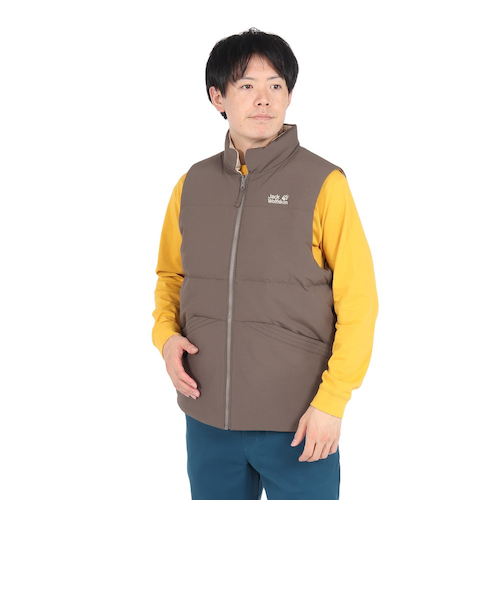 ジャックウルフスキン（JackWolfskin）ランバージャック ダウンベスト