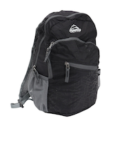 グローヒル（GROWHILL）バッグ バックパック リュック 折りたたみザック GTB-BP5001 BLK ブラック コンパクト収納 携帯用