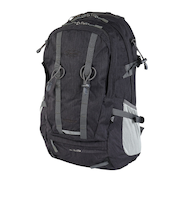 グローヒル（GROWHILL）バックパック リュック 登山 ハイキング デイライト 30L GTB-BP1001 H.BLK ブラック レインカバー内蔵 撥水
