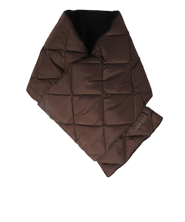 ダウンスカーフ G4FA-102-TG-DARK BROWN
