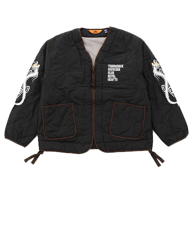 クリフメイヤー（KRIFF MAYER）スーベニア 刺繍 キルト ジャケット 2415104:19:BLACK