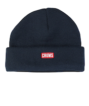 チャムス（CHUMS）ニット帽 チャムスロゴショートニットキャップ CH05-1402-N001 ネイビー オールシーズン ユニセックス