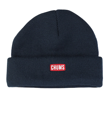 チャムス(CHUMS)ニット帽 チャムスロゴショートニットキャップ CH05-1402-N001 ネイビー オールシーズン ユニセックス