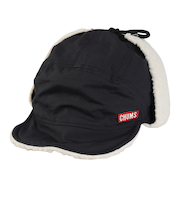 チャムス（CHUMS）耳当て付き帽子 ボアフリース キャンピングボアロシアンキャップ CH05-1387-K001 ブラック ユニセックス