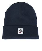 チャムス（CHUMS）ニット帽 キッズニットキャップ CH25-1069-N001 ネイビー オールシーズン ブービーロゴ ちくちくが少ない