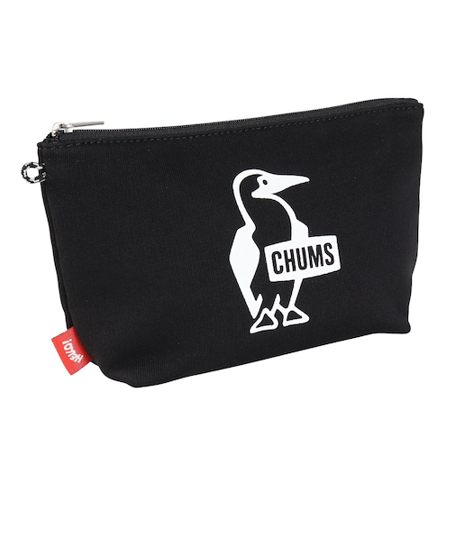 チャムス（CHUMS）ブービープリントポーチ スウェット CH60-3828-K001