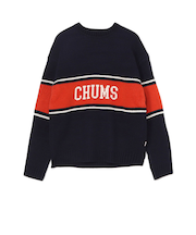 チャムス（CHUMS）チャムス ロゴ カレッジ ニット クルー トップ CH02-1219-N001