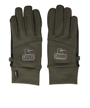 チャムス（CHUMS）手袋 ポーラテック パワーストレッチグローブ 五指グローブ CH09-1332-M022