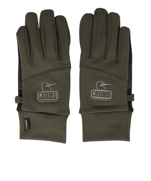 チャムス（CHUMS）手袋 ポーラテック パワーストレッチグローブ 五指グローブ CH09-1332-M022