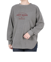 クリフメイヤー（KRIFF MAYER）もちのびゆるTシャツ 長袖 W2567807 13 A/GRAY