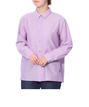 クリフメイヤー（KRIFF MAYER）長袖 Aライン ユルシャツ W2447876X89:PURPLE