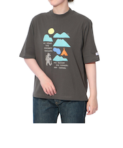 クリフメイヤー（KRIFF MAYER）半袖Tシャツ プリント W2447878X17:CHARCOAL