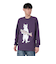 ゴースローキャラバン（GOSLOWCARAVAN）イワナ猫 長袖Tシャツ 341902 VLT